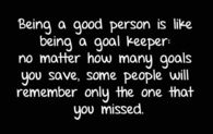 Being a good person