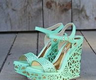 Mint Green Wedges