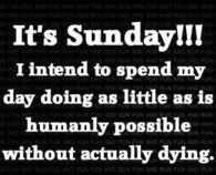 Its Sunday