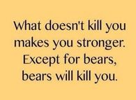 what doesnt kill you