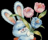Bunny in Flower Pot