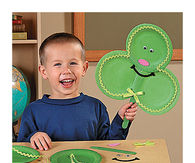Paper Plate Shamrock