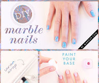 DIY Marble Nails