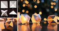 DIY Paper Cube String Lights