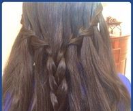 Merging waterfall braid