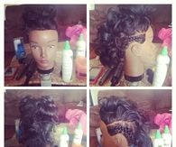 Curly mohawk