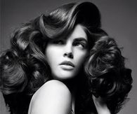 Wavy hair photography