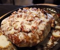 Sticky cinnamon bun
