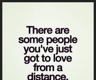 Love from a distance