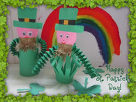 Toilet holder leprechauns