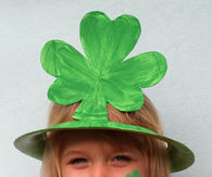 St Patricks Day Shamrock Hat