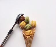Macaroon ice cream