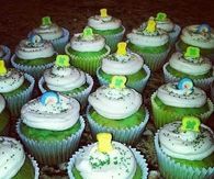 Lucky charm cupcakes