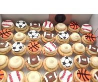Sports cupcakes