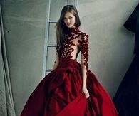 Gorgeous Deep Red Ball Gown