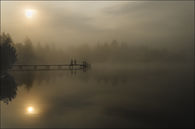 Friends on the dock
