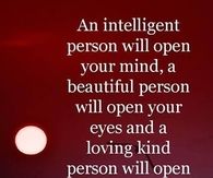 An intelligent person