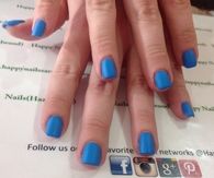 Blue nails