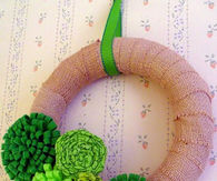 Green St Patricks Day Wreath