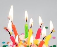 Colorful Birthday Cupcake