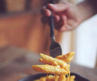 Melted Macaroni and cheese
