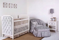 Sleek and stylish nursery design