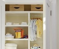 Baby Nursery Closet Decor