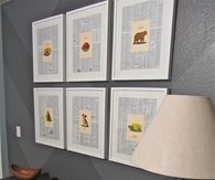 Dictionary wall art