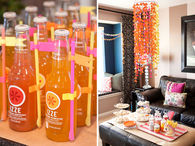 Neon baby shower
