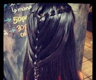 Dark mermaid braids