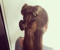 Double hair bow
