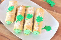 ST. PATRICK’S DAY PHYLLO ECLAIRS RECIPE