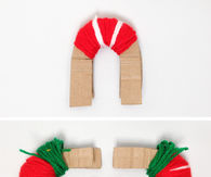 DIY STRAWBERRY POMPOMS