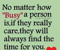 No Matter How Busy A Person Is