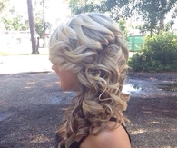 Amazing blonde flowing curls