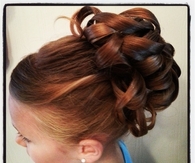 Girly updo
