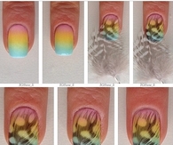 DIY Feather Nail Tutorial