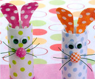 Toilet paper roll bunnies