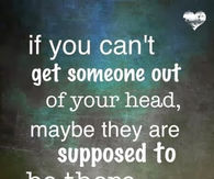 if you cant get someone out of your head