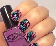 Fun art deco mani