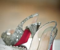 Sparkling Silver Heels from Paris