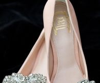 Pretty Heels with Silver Bows