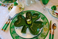 St. Patrick's Day Table setting 