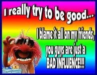 I try to be good