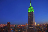 Empire State Building St. Patrick's Day