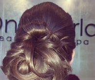 Perfect curly bun