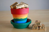 Rainbow pots