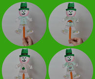 St patricks day paper doll