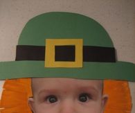 Leprechaun face craft
