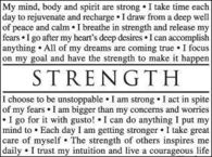 Strenght